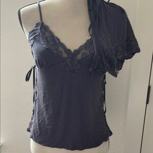 Victoria's Secret Slate Blue sleep set-NWOT